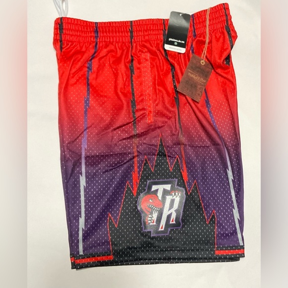 MITCHELL & NESS TORONTO RAPTORS BASKETBALL SHORTS Men’s Small 2XL - Picture 12 of 12